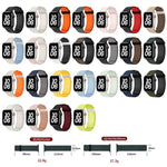 Magnetisches Silikon-Uhrenarmband mit drei Perlen, passend für Apple Watch Series 7 (45 mm)