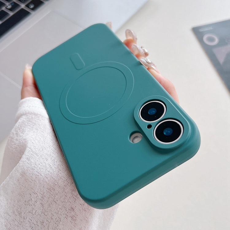 Farbige Flüssigsilikon MagSafe Magnet Handyhülle, für iPhone 16 Pro, für iPhone 16 Plus, für iPhone 16