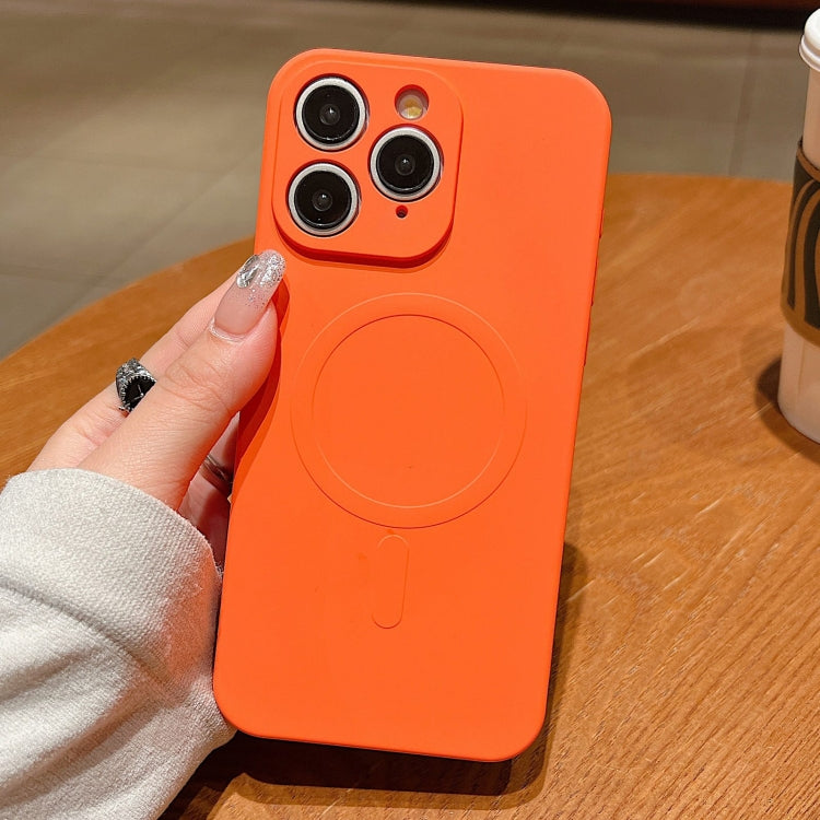 Solid Color Liquid Silicone MagSafe Magnetic Phone Case, For iPhone 12 Pro Max, For iPhone 12 Pro, For iPhone 11 Pro Max