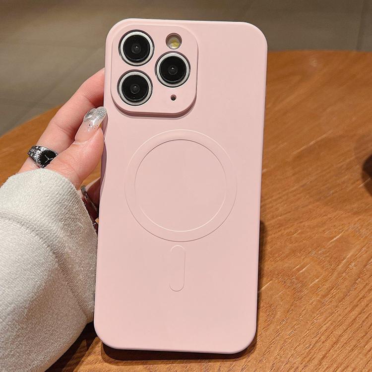 MagSafe Magnethülle aus flüssigem Silikon in Unifarben, Für iPhone 11, Für iPhone 11 Pro