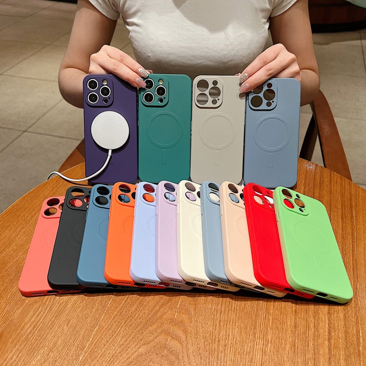 Mattes Flüssigsilikon MagSafe Magnet Handyhülle, Für iPhone 17, Für iPhone Air, Für iPhone 16 Pro Max