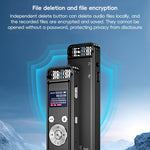 ZD43B Rundum Dual-Mikrofon Intelligenter Geräuschunterdrückungs-Sprachrekorder, 32GB, 64GB