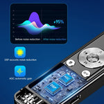 ZD43B Rundum Dual-Mikrofon Intelligenter Geräuschunterdrückungs-Sprachrekorder, 32GB, 64GB