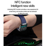 ET585 2.04 inch Steel Strap IP68 Waterproof Smart Watch, Support ECG / Blood Composition Measurement