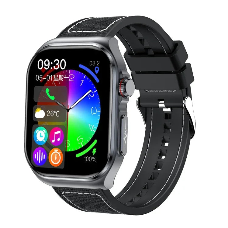 ET585 Smartwatch mit 2,04 Zoll Nylonarmband, IP68 wasserdicht, unterstützt EKG- und Blutzusammensetzungsmessung