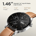 JOYROOM JR-FC2 Pro Smartwatch der Classic-Serie, 1,46-Zoll-Display, unterstützt Bluetooth-Anrufe, Herzfrequenzmessung und Blutsauerstoffmessung.