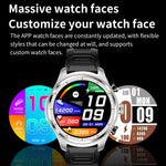 LC19 1,53 Zoll 2-in-1 Bluetooth-Kopfhörer, IP67 wasserdichte Smartwatch mit Schlafüberwachung