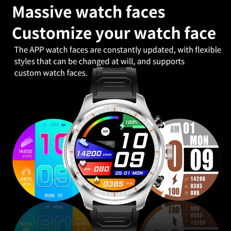 LC19 1,53 Zoll 2-in-1 Bluetooth-Kopfhörer, IP67 wasserdichte Smartwatch mit Schlafüberwachung
