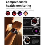 LC19 1,53 Zoll 2-in-1 Bluetooth-Kopfhörer, IP67 wasserdichte Smartwatch mit Schlafüberwachung