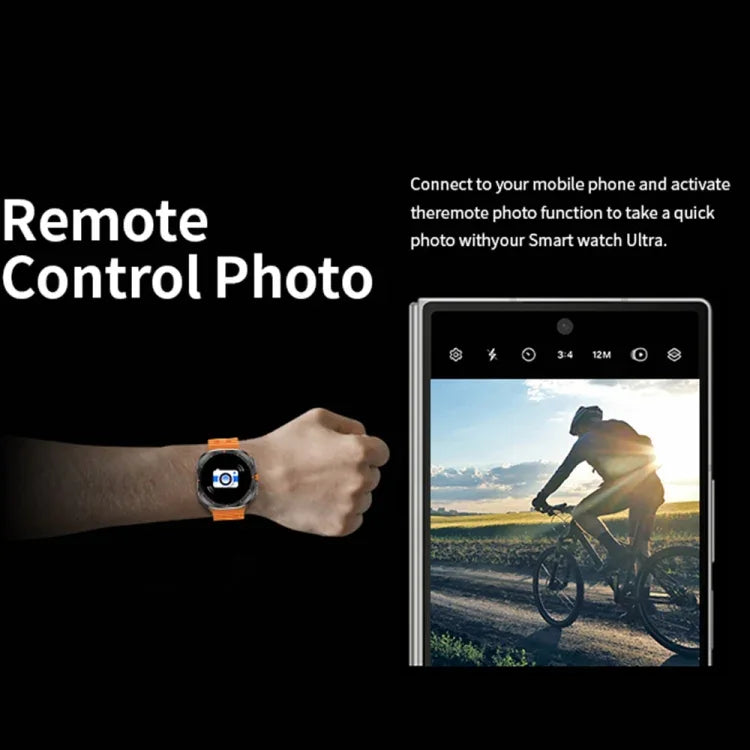 W7 1,43 Zoll IP68 wasserdichte Smartwatch mit Bewegungserinnerung und Schlafüberwachung