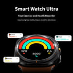 W7 1,43 Zoll IP68 wasserdichte Smartwatch mit Bewegungserinnerung und Schlafüberwachung