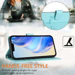 Smile Prägung RFID Leder-Handyhülle, Für iPhone 14 Pro Max, Für iPhone SE 2022 / 2020 / 8 / 7, Für iPhone 13 Pro Max, Für iPhone 13 Pro, Für iPhone 13 mini, Für iPhone 12 / 12 Pro, Für iPhone 12 Pro Max, Für iPhone 12 mini