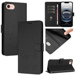 RFID-Lederhandyhülle mit Smile-Prägung, für iPhone 17 Pro Max, für iPhone 17 Pro, für iPhone 17, für iPhone Air, für iPhone SE 2024, für iPhone 16 Pro Max, für iPhone 16 Pro, für iPhone 16 Plus