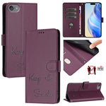 Smile Prägung RFID Leder-Handyhülle, Für iPhone 11 Pro Max, Für iPhone 11, Für iPhone 11 Pro, Für iPod Touch 7 / 6 / 5, Für iPhone X / XS, Für iPhone XR, Für iPhone XS Max, Für iPhone 8 Plus / 7 Plus