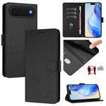 RFID-Lederhandyhülle mit Smile-Prägung, für iPhone 17 Pro Max, für iPhone 17 Pro, für iPhone 17, für iPhone Air, für iPhone SE 2024, für iPhone 16 Pro Max, für iPhone 16 Pro, für iPhone 16 Plus