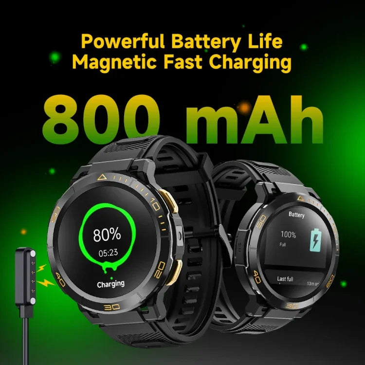 LEMFO Z1 Smartwatch mit 1,43 Zoll AMOLED-Display, 4G-Netzwerk, Android 8.1, 4 GB RAM + 64 GB internem Speicher, Eurasische Version