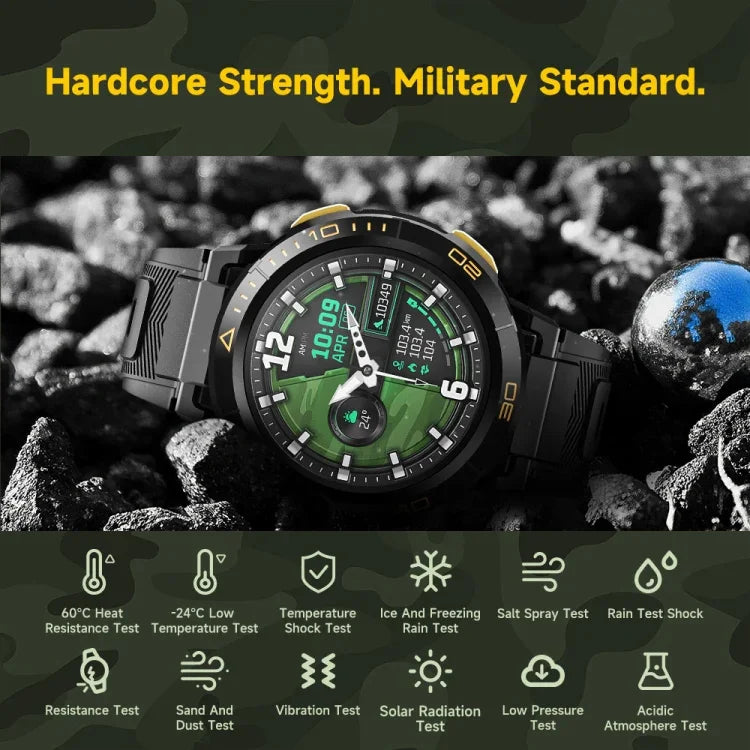 LEMFO Z1 Smartwatch mit 1,43 Zoll AMOLED-Display, 4G-Netzwerk, Android 8.1, 4 GB RAM + 64 GB internem Speicher, Eurasische Version