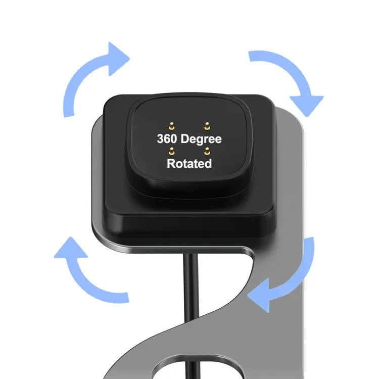 Drehbarer Schnellladegerät-Dock aus Metall für Smartwatches, passend für Google Pixel Watch 3 (41/45 mm)
