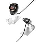 Drehbarer Schnellladegerät-Dock aus Metall für Smartwatches, passend für Google Pixel Watch 3 (41/45 mm)