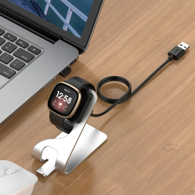 Drehbarer Schnellladegerät-Dock aus Metall für Smartwatches, passend für Google Pixel Watch 3 (41/45 mm)
