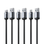 WK WDC-32i Raython Gen2 1m 2.4A USB zu 8 Pin Schnelllade-Datenkabel, WDC-32i