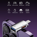 8 Pin zu USB, USB-C / Type-C OTG Adapter, 8 Pin zu USB, Type-C