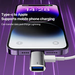 8 Pin zu USB, USB-C / Type-C OTG Adapter, 8 Pin zu USB, Type-C