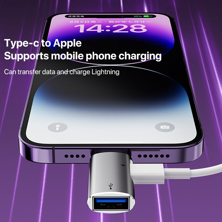8 Pin zu USB, USB-C / Type-C OTG Adapter, 8 Pin zu USB, Type-C