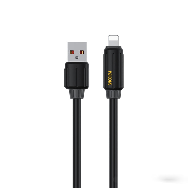 WK WDC-27i Elastisches echtes Silikon 1m 12W USB zu 8 Pin Schnelllade-Datenkabel, WDC-27i