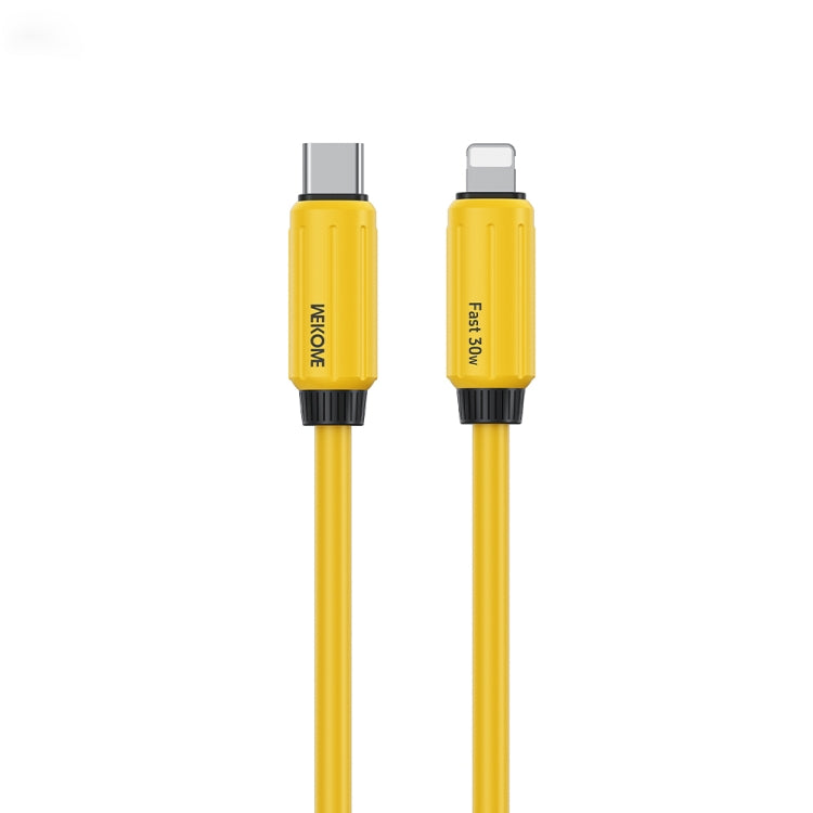 WK WDC-29 Elastisches echtes Silikon 1m PD30W Typ-C auf 8-Pin Schnelllade-Datenkabel, WDC-29