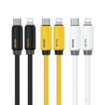 WK WDC-29 Elastisches echtes Silikon 1m PD30W Typ-C auf 8-Pin Schnelllade-Datenkabel, WDC-29