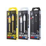 WK WDC-29 Elastisches echtes Silikon 1m PD30W Typ-C auf 8-Pin Schnelllade-Datenkabel, WDC-29