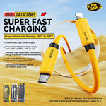 WK WDC-29 Elastisches echtes Silikon 1m PD30W Typ-C auf 8-Pin Schnelllade-Datenkabel, WDC-29