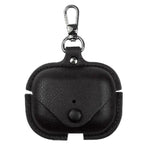 Business Leather Earphone Protective Case with Hook, For AirPods Pro 3, For AirPods 4