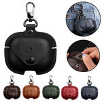 Business Leather Earphone Protective Case with Hook, For AirPods Pro 3, For AirPods 4