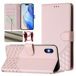 Wabenprägung RFID Leder-Handyhülle, Für iPhone 11 Pro Max, Für iPhone 11, Für iPhone 11 Pro, Für iPhone X / XS, Für iPhone XR, Für iPhone XS Max, Für iPhone 8 Plus / 7 Plus