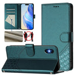 Wabenprägung RFID Leder-Handyhülle, Für iPhone 11 Pro Max, Für iPhone 11, Für iPhone 11 Pro, Für iPhone X / XS, Für iPhone XR, Für iPhone XS Max, Für iPhone 8 Plus / 7 Plus