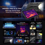 Ulefone Armor Pad 4 Ultra Thermal Version Robustes Tablet, 10,36 Zoll Android 14 MediaTek Dimensity 6300 Octa Core 5G Netzwerk, EU-Stecker, Armor Pad 4 Ultra Wärmebildkamera