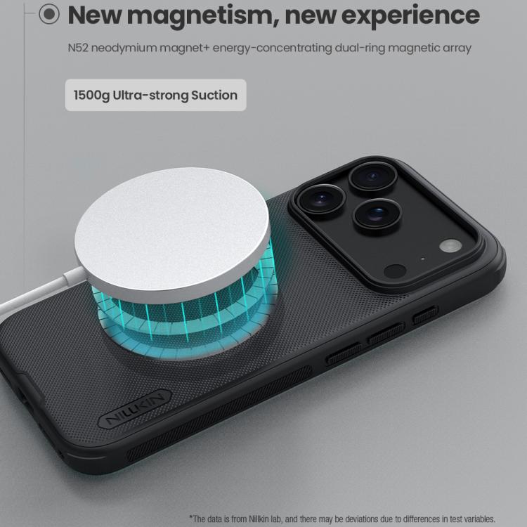NILLKIN Frosted Shield Pro Magnetic Magsafe Phone Case, For iPhone 17 Pro Max, For iPhone 17 Pro, For iPhone 17