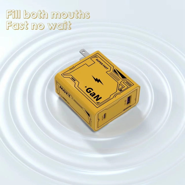 HX111 120W USB, Type-C GaN Ultra-Schnellladegerät, US-Stecker, EU-Stecker, UK-Stecker