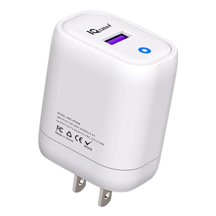 120W USB-Schnellladegerät, US-Stecker, EU-Stecker, UK-Stecker