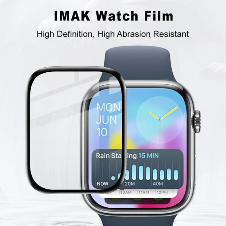 IMAK Plexiglas HD Schutzfolie für Apple Watch Series 10/11 (46 mm), Apple Watch Series 10/11 (42 mm) und Apple Watch Ultra 2/3 (49 mm)