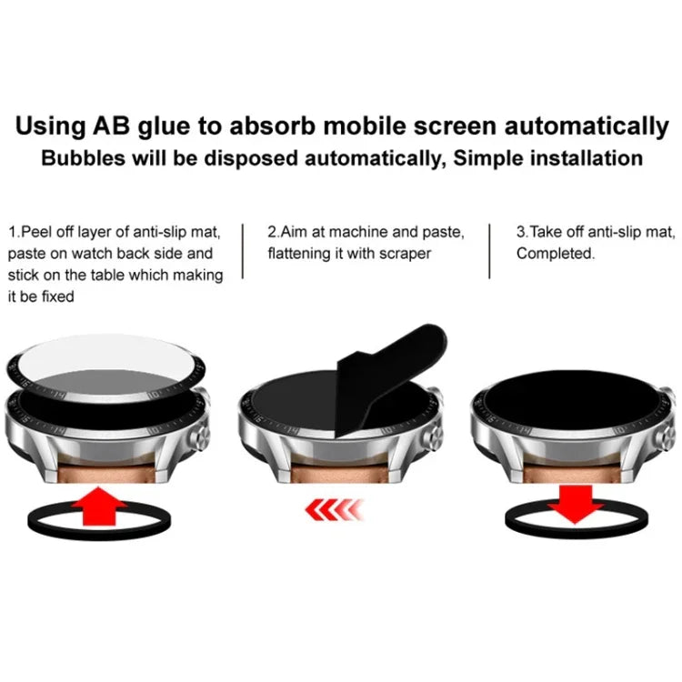 imak Plexiglas HD Schutzfolie für Uhren, passend für Google Pixel Watch 4 (45 mm), Google Pixel Watch 4 (41 mm), Google Pixel Watch 3 (45 mm) und Google Pixel Watch 3 (41 mm)