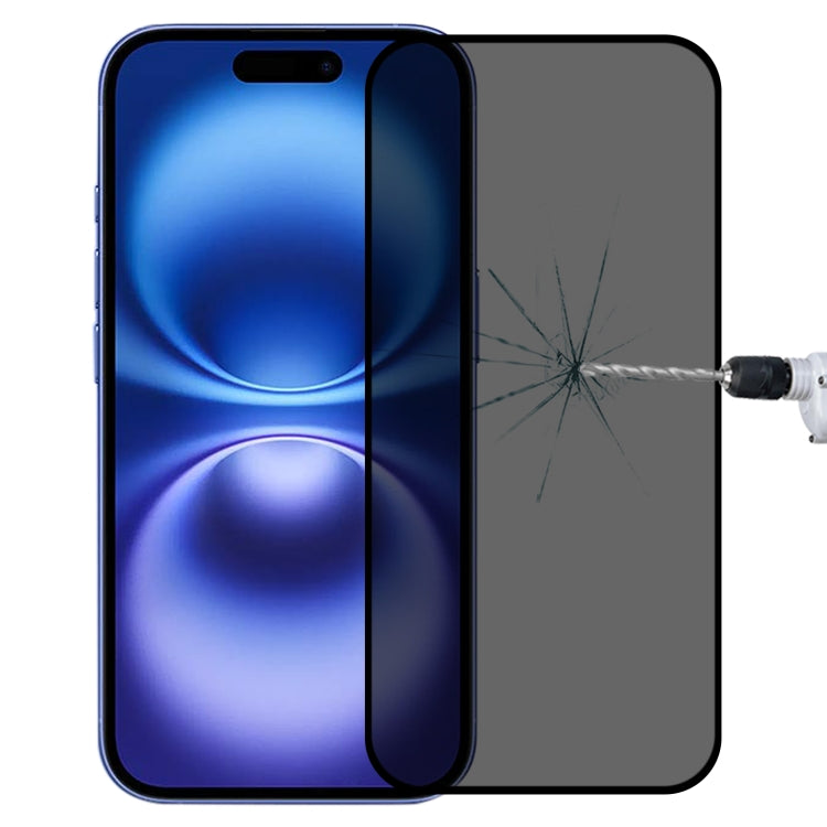 Vollbild Anti-Spionage Siebdruck Panzerglasfolie, für iPhone 17 Pro Max, für iPhone 17 Pro, für iPhone 17, für iPhone Air, für iPhone 16 Pro Max, für iPhone 16 Pro, für iPhone 16 Plus, für iPhone 16