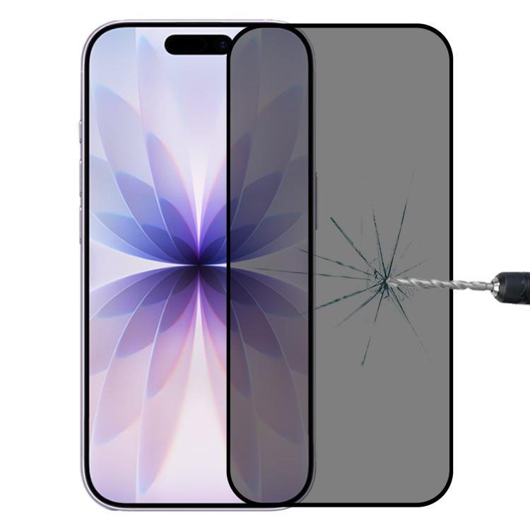 Vollbild Anti-Spionage Siebdruck Panzerglasfolie, für iPhone 17 Pro Max, für iPhone 17 Pro, für iPhone 17, für iPhone Air, für iPhone 16 Pro Max, für iPhone 16 Pro, für iPhone 16 Plus, für iPhone 16