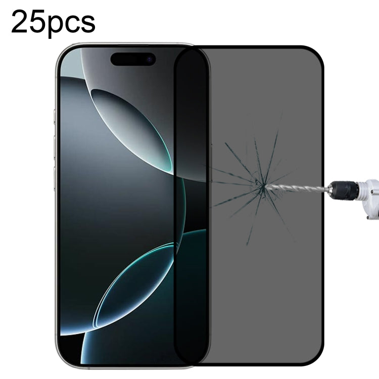 25 Stück Vollständige Abdeckung Anti-Spionage Seidenmatt Gehärtetes Glas Folie, für iPhone 17 Pro Max, für iPhone 17 Pro, für iPhone 17, für iPhone Air, für iPhone 16 Pro Max, für iPhone 16 Pro, für iPhone 16 Plus, für iPhone 16
