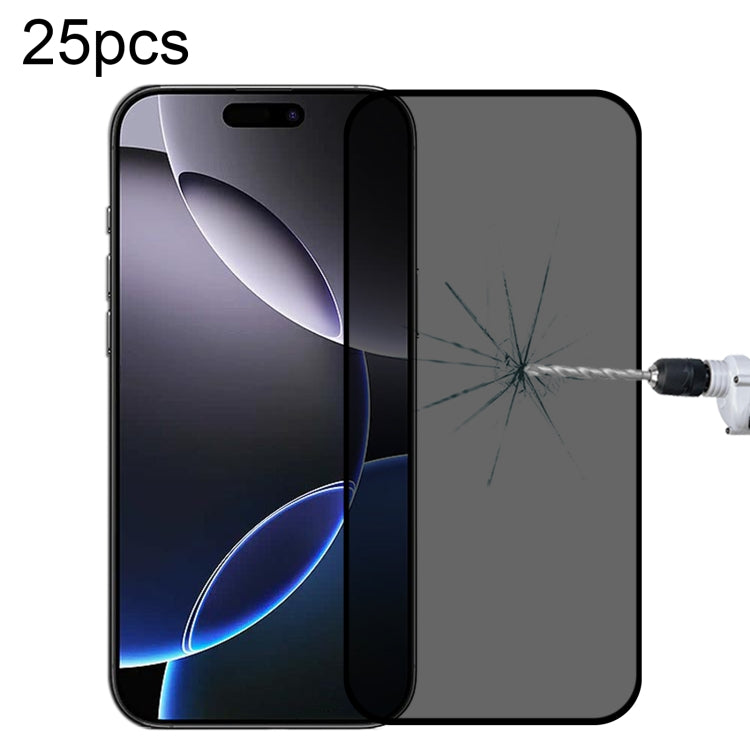 25 Stück Vollständige Abdeckung Anti-Spionage Seidenmatt Gehärtetes Glas Folie, für iPhone 17 Pro Max, für iPhone 17 Pro, für iPhone 17, für iPhone Air, für iPhone 16 Pro Max, für iPhone 16 Pro, für iPhone 16 Plus, für iPhone 16