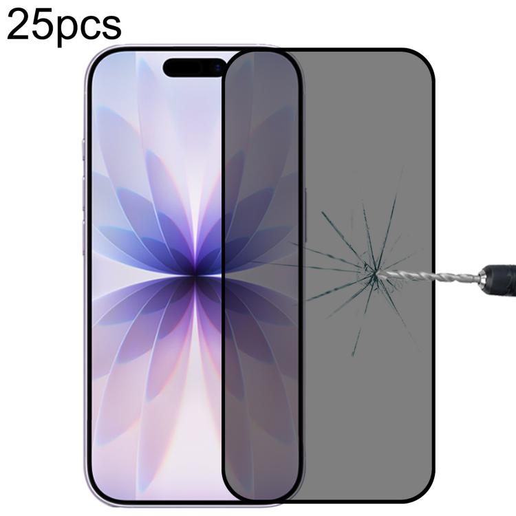 25 Stück Vollständige Abdeckung Anti-Spionage Seidenmatt Gehärtetes Glas Folie, für iPhone 17 Pro Max, für iPhone 17 Pro, für iPhone 17, für iPhone Air, für iPhone 16 Pro Max, für iPhone 16 Pro, für iPhone 16 Plus, für iPhone 16