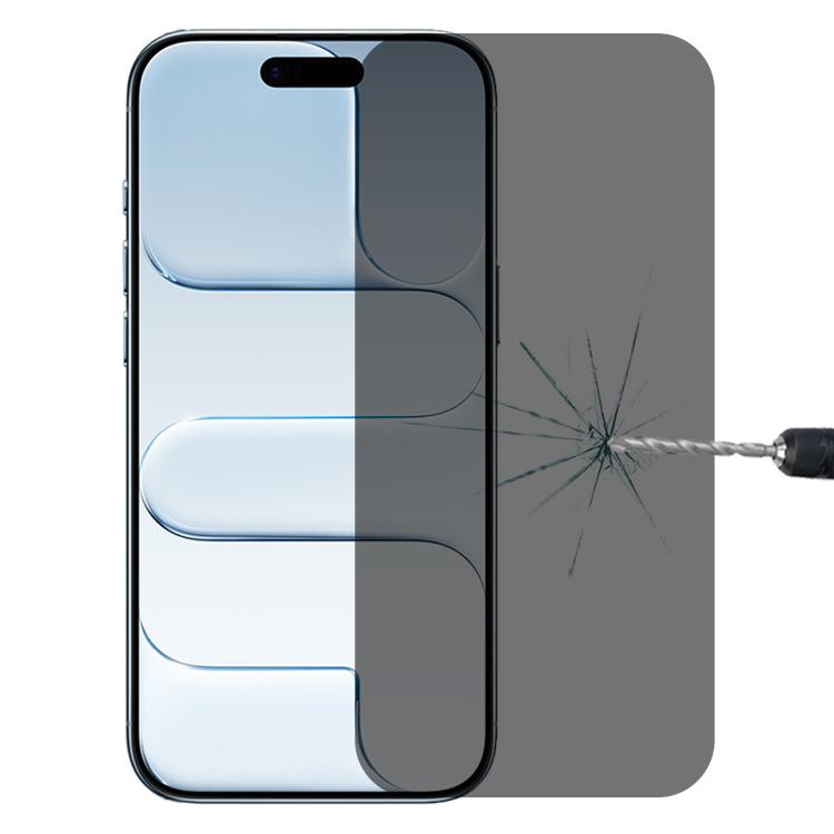 Hochtransparente, vollflächige Anti-Spionage-Hartglasfolie, für iPhone 17 Pro Max, für iPhone 17 Pro, für iPhone 17, für iPhone Air, für iPhone 16 Pro Max, für iPhone 16 Pro, für iPhone 16 Plus, für iPhone 16