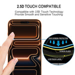 Vollflächig klebende Displayschutzfolie aus gehärtetem Glas, für iPhone 17 Pro Max, für iPhone 17 Pro, für iPhone 17, für iPhone Air, für iPhone 16 Pro Max, für iPhone 16 Pro, für iPhone 16 Plus, für iPhone 16